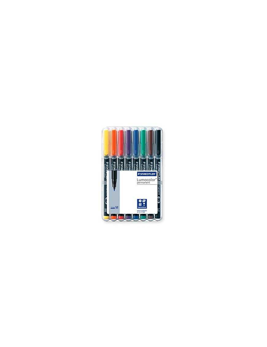 ROTULADOR STAEDTLER LUMOCOLOR M-317 WP8.
