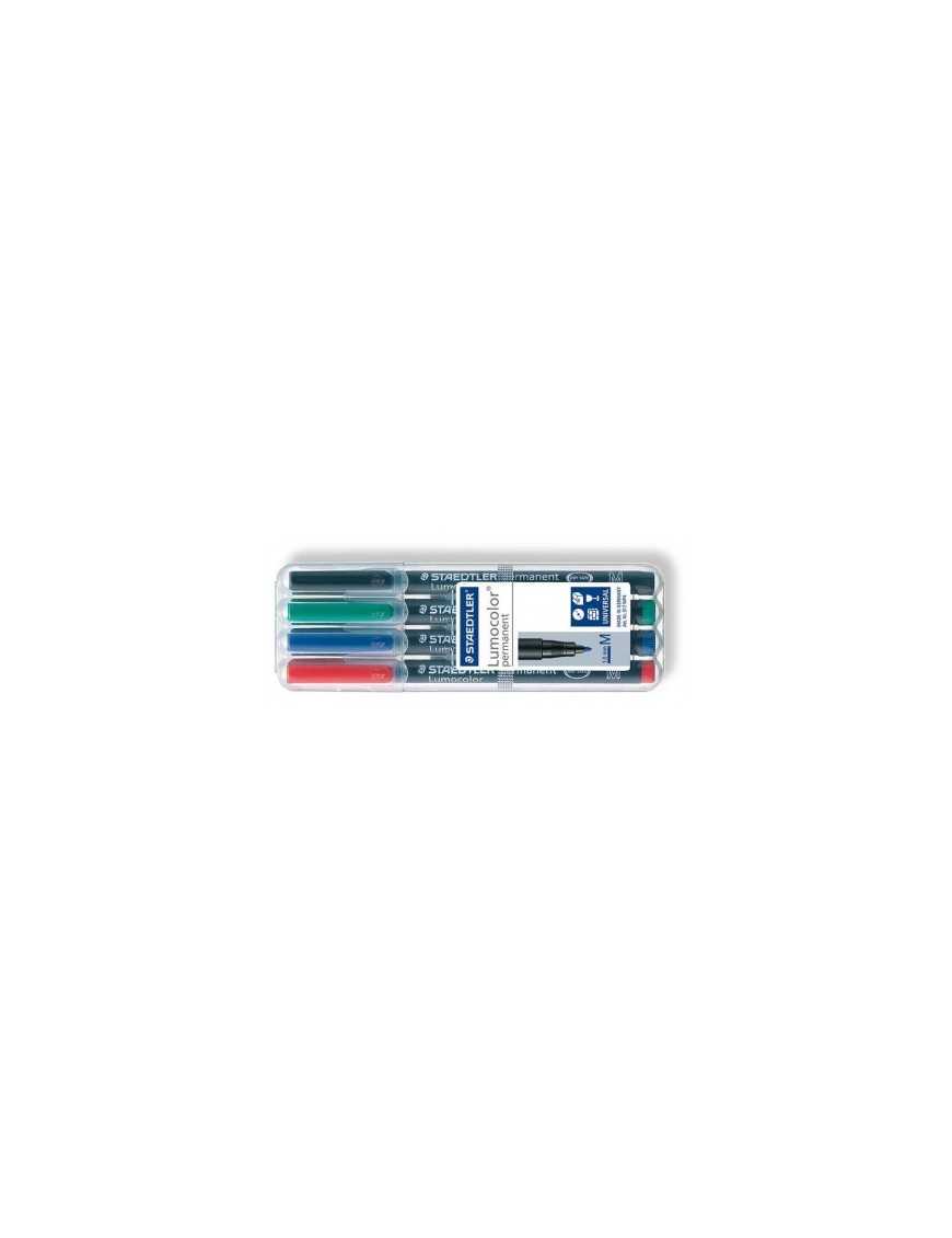 ROTULADOR STAEDTLER LUMOCOLOR M-317 PK4.