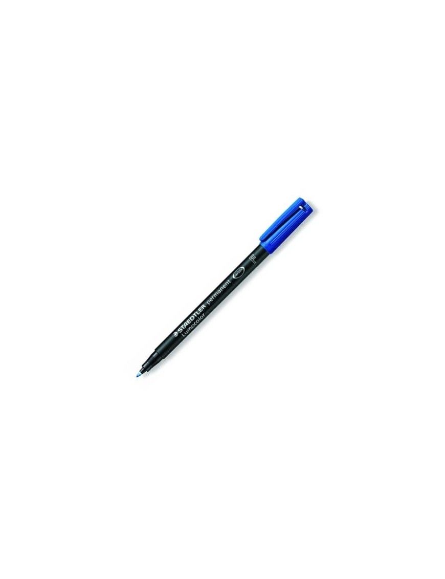 ROTULADOR STAEDTLER LUMOCOLOR F-318 AZUL.