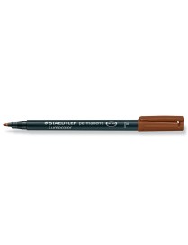 ROTULADOR STAEDTLER LUMOCOLOR F 318 MARRON