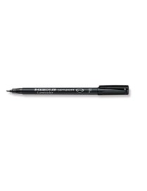 ROTULADOR STAEDTLER LUMOCOLOR F-318 NEGRO.