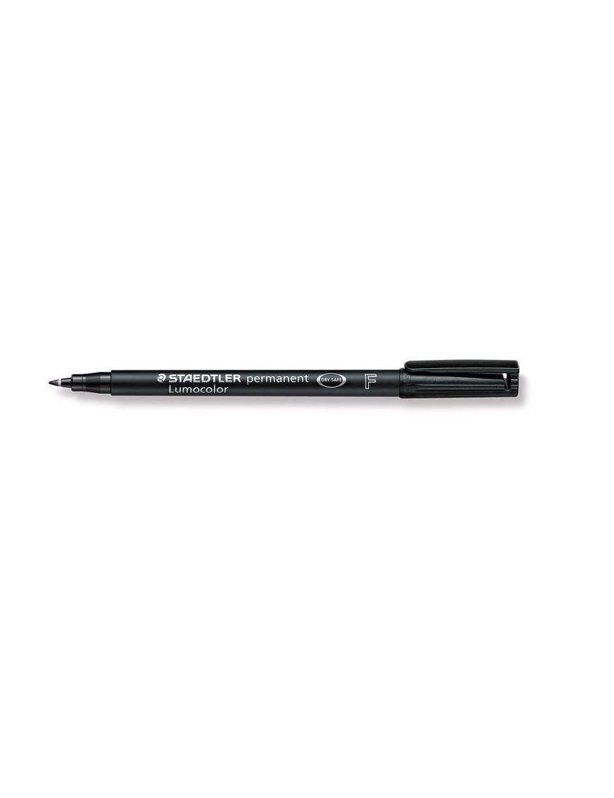 ROTULADOR STAEDTLER LUMOCOLOR F-318 NEGRO.