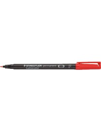ROTULADOR STAEDTLER LUMOCOLOR F-318 ROJO.