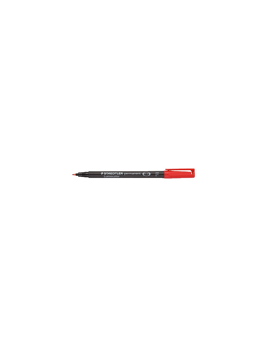 ROTULADOR STAEDTLER LUMOCOLOR F-318 ROJO.