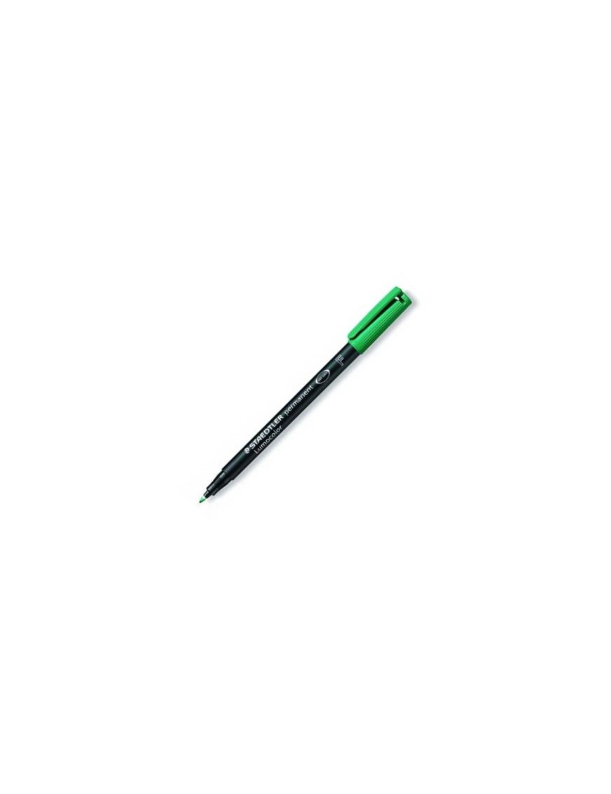 ROTULADOR STAEDTLER LUMOCOLOR F-318 VERDE.