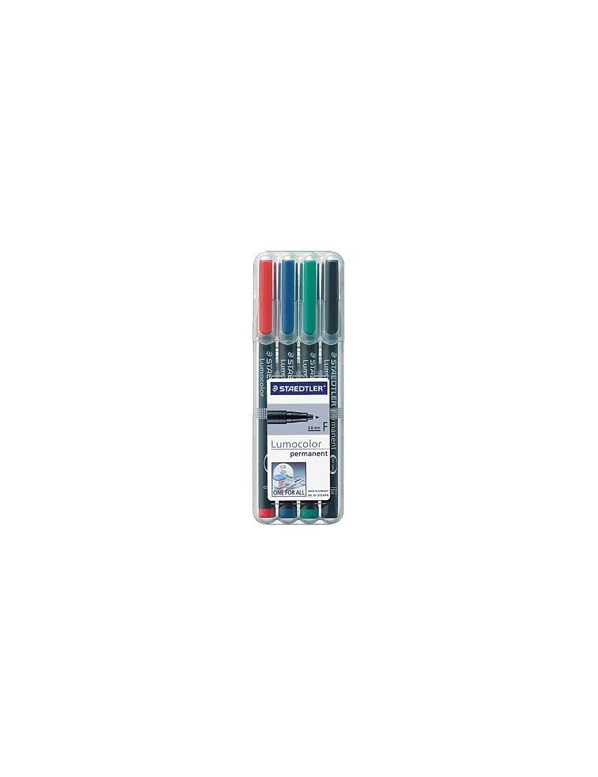 ROTULADOR STAEDTLER LUMOCOLOR F-318 PK4.