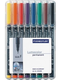 ROTULADOR STAEDTLER LUMOCOLOR F-318 PK8.