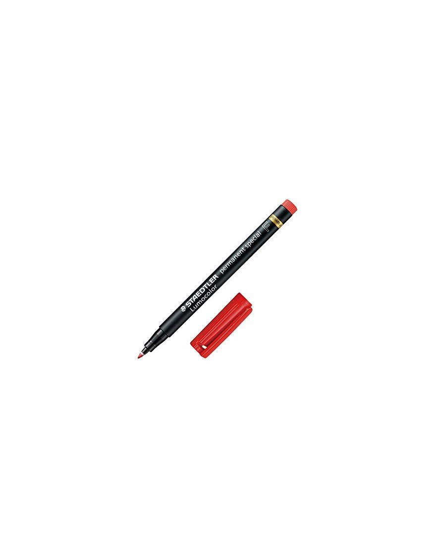 ROTULADOR STAEDTLER PERMANENTE ESPECIAL ROJO