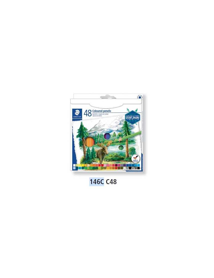 LAPICES COLORES CJA METAL STAEDLER C/48