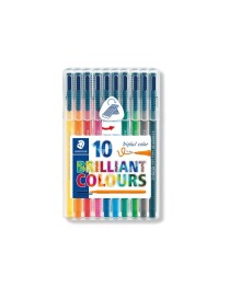 ESTUCHE 10 ROTULADORES TRIPLUS 334 STAEDTLER