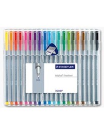 ESTUCHE 20 ROTULADORES TRIPLUS 334 STAEDTLER
