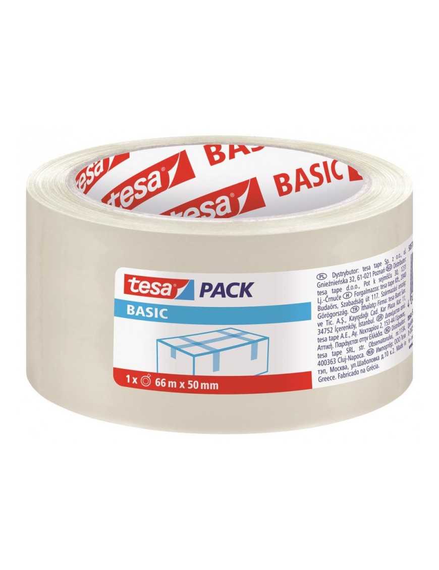 CINTA DE EMBALAR TESA BASIC 66X50 TRANSPARENTE