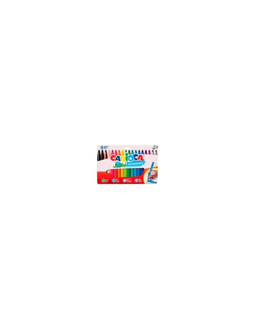 ROTULADOR CARIOCA JUMBO 18 UNIDADES