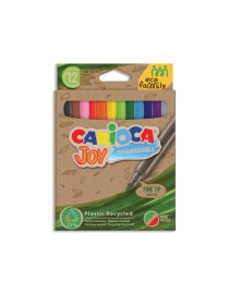 ROTULADOR ECOLOGICO FINO JOY DE 12 CARIOCA