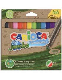 ROTULADOR ECOLOGICO JUMBO DE 12 CARIOCA