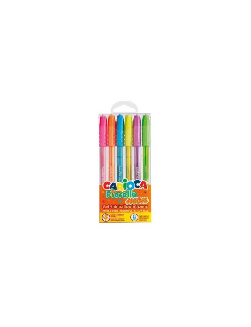 CARIOCA NEON GEL PACK 6