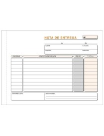 TALONARIO NOTA ENTREGA 4º APAISADO DUPLICADO T49