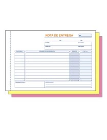 TALONARIO NOTA ENTREGA 4º APAISADO TRIPLICADO 46T