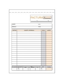 TALONARIO FACTURAS Fº 100 H. MOD. 63 N